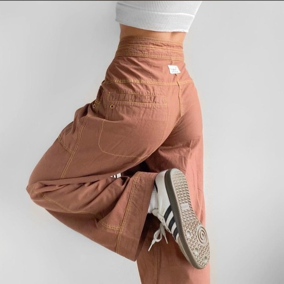 Free People North Shore Board Pants Nutmeg NWT Size -6 SUMMER READY ! - Picture 5 of 7